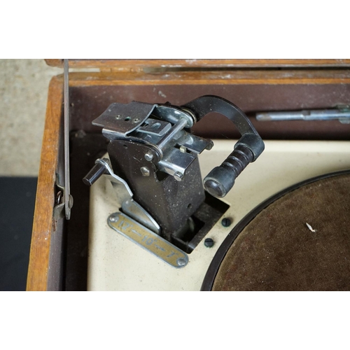 7 - Three vintage record players, to include a Garrard Dansette Tempo, an Alba & a Garrard R.C. 80, all ... 