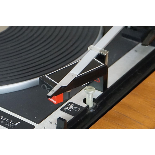 36 - Three turntables / record decks, to include Marconiphone 44594 with Garrard turntable 6 300 and radi... 