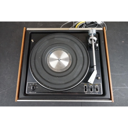 36 - Three turntables / record decks, to include Marconiphone 44594 with Garrard turntable 6 300 and radi... 