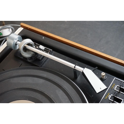 36 - Three turntables / record decks, to include Marconiphone 44594 with Garrard turntable 6 300 and radi... 