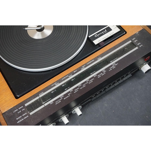 36 - Three turntables / record decks, to include Marconiphone 44594 with Garrard turntable 6 300 and radi... 