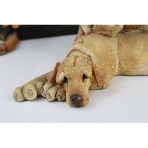 75 - Three Country Artists ' a Breed Apart ' Dogs including Bluster, Cookie & Cream 03053  and Dax Dachsh... 