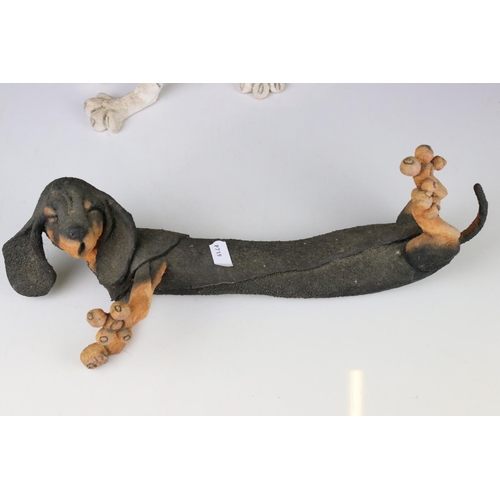 75 - Three Country Artists ' a Breed Apart ' Dogs including Bluster, Cookie & Cream 03053  and Dax Dachsh... 