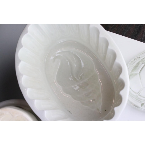 97 - Approximately Twenty Eight Jelly Moulds including Shelley, Ceramic, Glass and Metal
