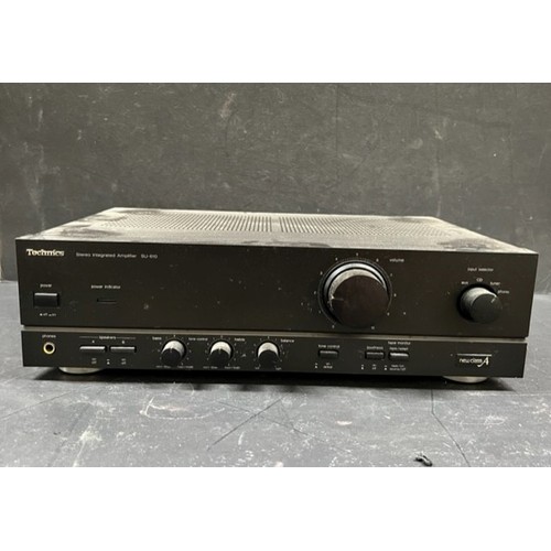 45 - Various stereo / hifi equipment including an Technics SU-610 Amplifier, Technics SL-PG520A CD player... 