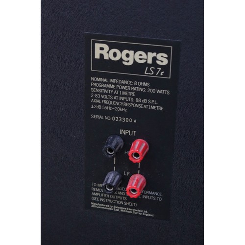 47 - A pair of Rogers LS7T speakers in their original boxes