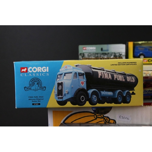 22 - 28 Boxed diecast models to include Corgi (D-Day, Fighting Machines, Lieferwagen, Mini, Nestle, etc),... 