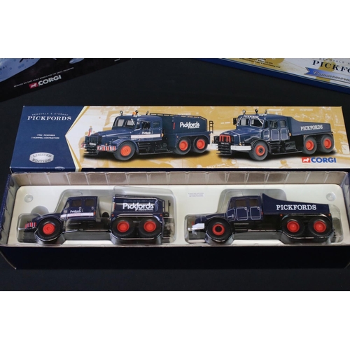 25 - Two boxed Corgi ltd edn diecast models to include 17904 Pickfords 2 Scammell Contractors, 55201 Pick... 