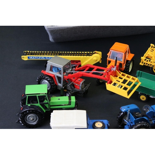 26 - Quantity of Britains diecast & plastic farming models and accessories to include Fiat 880D6T Tractor... 