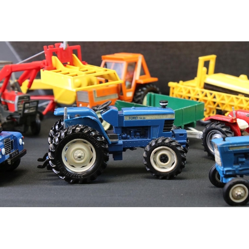 26 - Quantity of Britains diecast & plastic farming models and accessories to include Fiat 880D6T Tractor... 