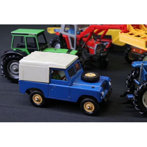 26 - Quantity of Britains diecast & plastic farming models and accessories to include Fiat 880D6T Tractor... 