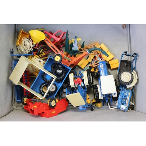 26 - Quantity of Britains diecast & plastic farming models and accessories to include Fiat 880D6T Tractor... 