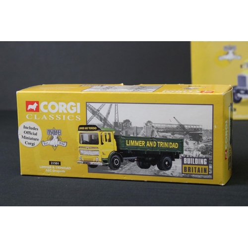 27 - Five boxed Corgi Building Britain diecast models to include 21501 Limmer & Trinidad, 13904 Blue Circ... 