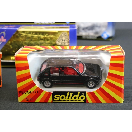 34 - 26 Boxed Solido Peugeot diecast models to include 606 Touring Peugeot 504 Remorque Van, Gam 2 Peugeo... 