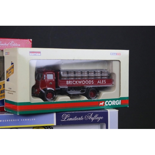 54 - Five boxed Corgi ltd edn 1/50 diecast models to include CC12217 Scania Crane Trailer & Load, 75603 R... 