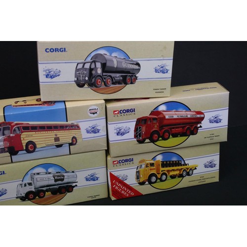 59 - Nine boxed Corgi Classics diecast models to include 5 x Road Transport, 3 x Commercials & 1 x Vintag... 