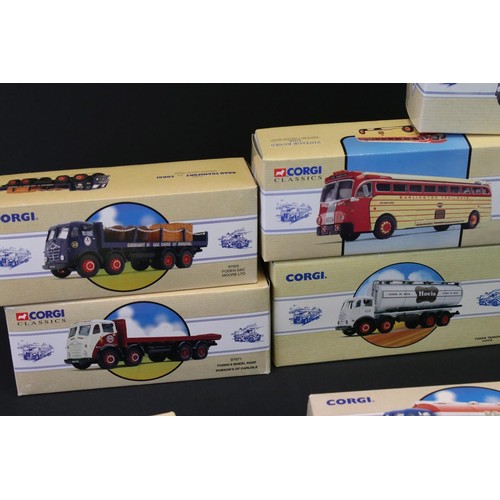 59 - Nine boxed Corgi Classics diecast models to include 5 x Road Transport, 3 x Commercials & 1 x Vintag... 