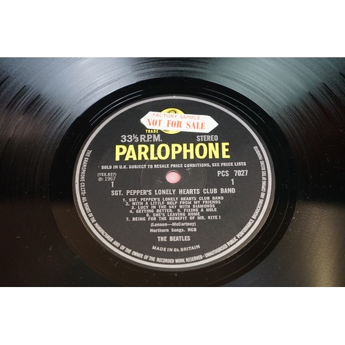 5 - Vinyl - The Beatles Sgt Pepper’s Lonely Hearts Club Band LP on Parlophone Records PCS 7027 Factory S... 