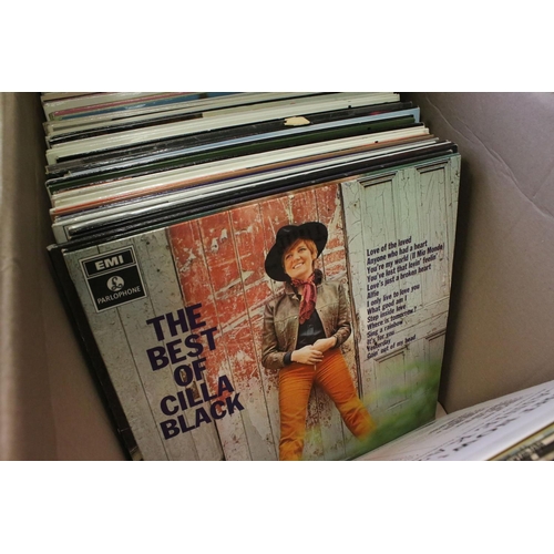 162 - Vinyl - Approx 100 female artists LP's from the 1950's onwards including Cher, Ella Fitzgerald, Kate... 