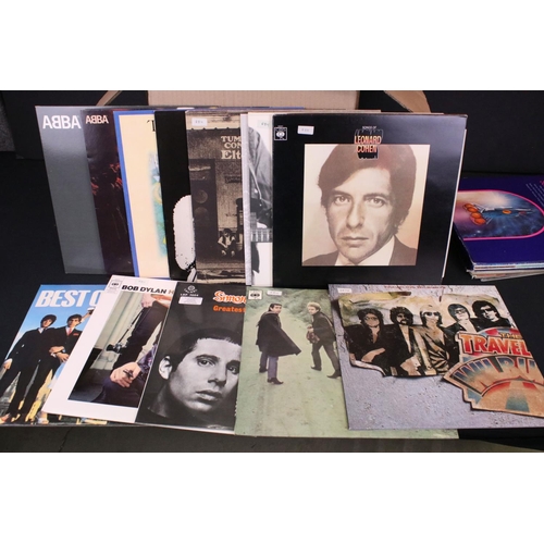 171 - Vinyl - Approx 70 Rock & Pop LP's including Travelling Wilburys, Simon & Garfunkel, Bob Dylan, Blond... 