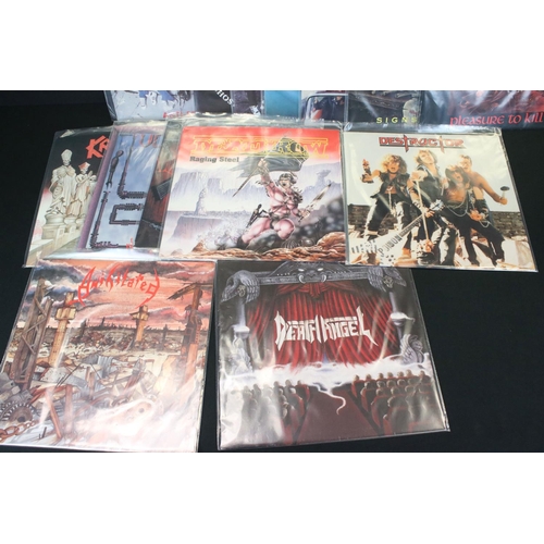 212 - Vinyl - Metal / Thrash 19 LP's and 2 12