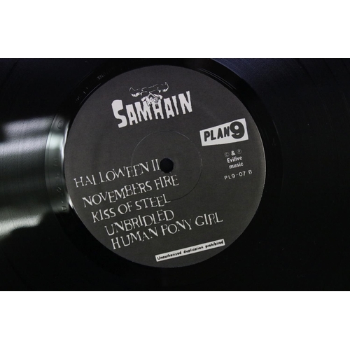 214 - Vinyl - Samhain (featuring Glenn Danzig) November-Coming-Fire LP on Plan 9 PL9-07.  Late 80's repres... 