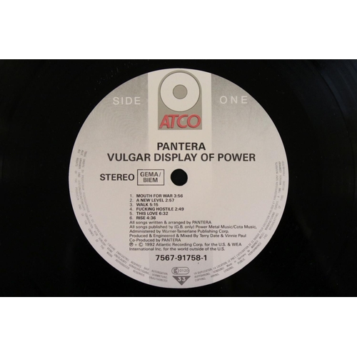 223 - Vinyl - Pantera Vulgar Display Of Power on ATCO Records 7567-91758-1.  First EU pressing.  Sleeve, I... 