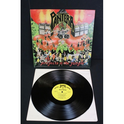 225 - Vinyl - Pantera Projects In The Jungle on Metal Magic Records MMR-1984.  First pressing with fan clu... 