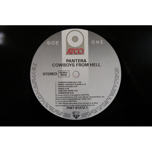 226 - Vinyl - Pantera Cowboys From Hell on ATCO Records 7567-91372-1.  1990 second press with the Warner M... 