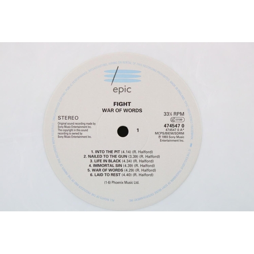 239 - Vinyl - Fight War Of Words on Epic – EPC 474547 1 featuring Rob Halford from Judas Priest. 
 Rare wh... 