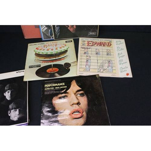 251 - Vinyl - 11 LP's from The Beatles, The Rolling Stones and related to include 1967-70, With The Beatle... 