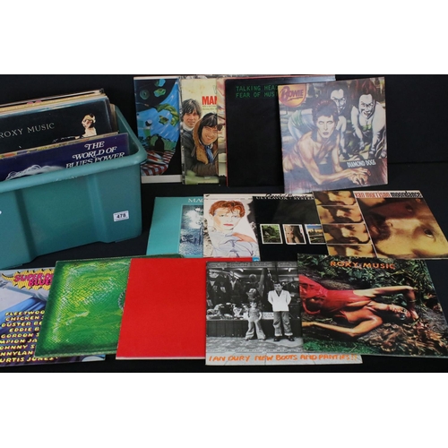 478 - Vinyl - Approx 45 LP's spanning genres and decades including Rock, Pop, Punk, Classical, Soundtracks... 