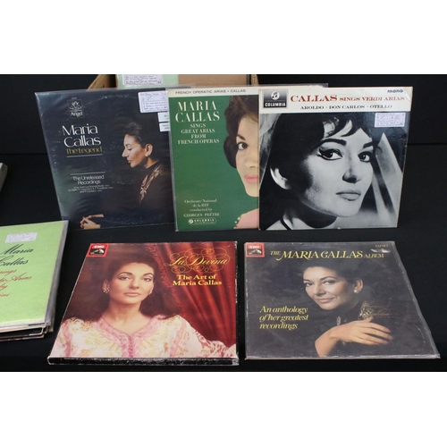 469 - Vinyl - Classical Maria Callas collection to include 8 complete recordings of her famous operas, \6 ... 