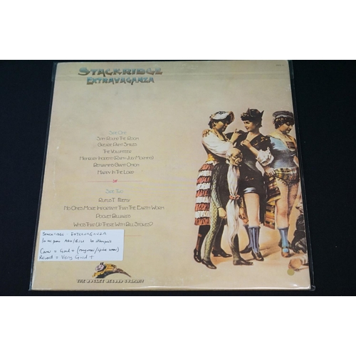 120 - Vinyl - Four Stackridge LPs to include Extravaganza PIGL11, The Man With The Bowler Hat MCG3501, Fri... 