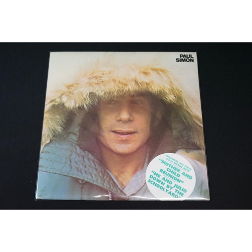 121 - Vinyl - Six Paul Simon LPs plus Simon & Garfunkel's Greatest Hits, LPs include self titled, There Go... 