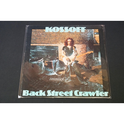 137 - Vinyl - Two Paul Kossoff / Kossoff, Kirk, Tetsu & Rabbit LPs to include Back Street Crawler ILPS9264... 