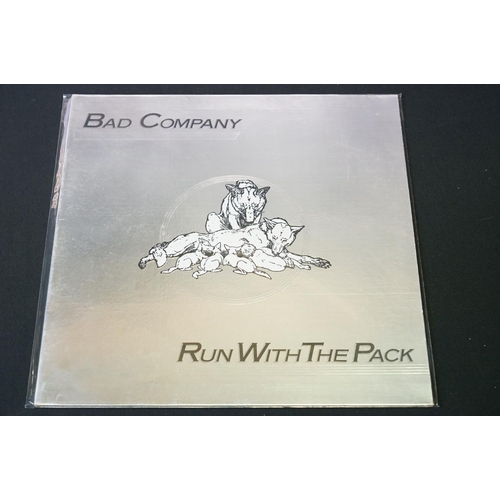 138 - Vinyl - 4 Bad Company LP's to include Self Titled (ILPS 9279), Straight Shooter (ILPS 9304), Run Wit... 