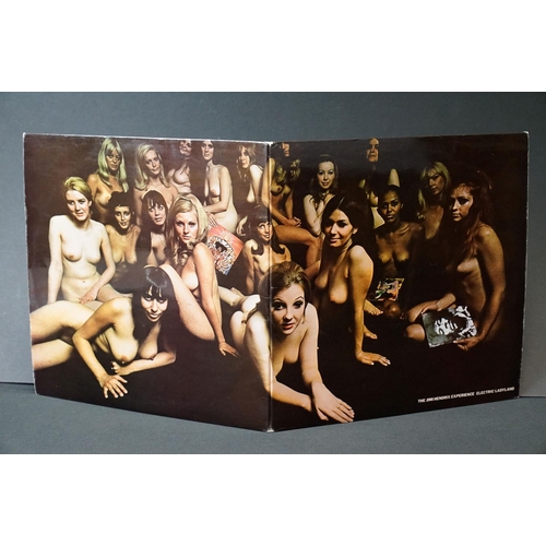 18 - Vinyl - Jimi Hendrix Electric Ladyland LP on Track 613008/9 1972 rerelease, white lettering, sleeve ... 