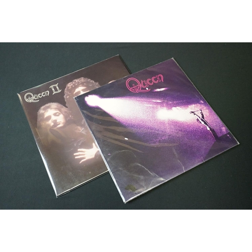 21 - Vinyl - 9 Queen LP's to include Self Titled, Queen 2, Sheer Heart Attack x 2, A Night At The Opera, ... 