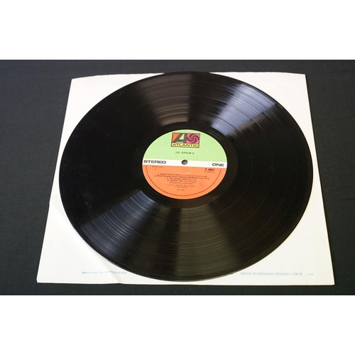 42 - Vinyl & Autographs - Led Zeppelin II on Atlantic, gatefold sleeve signed to inside of gatefold by Ro... 