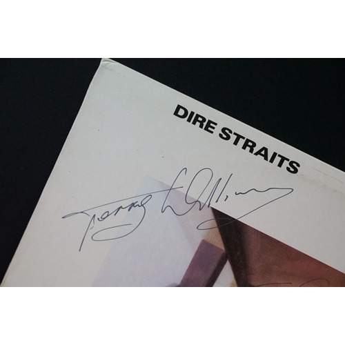 43 - Vinyl & Autographs - Dire Straits Self Titled LP bearing 6 autographs including Mark Knopfler and ba... 