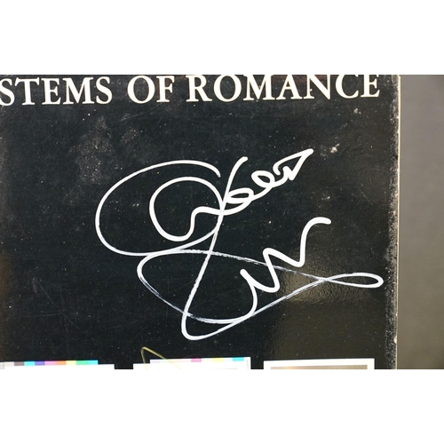 44 - Vinyl & Autographs - Ultravox Systems Of Romance LP signed to front of sleeve by four band members i... 