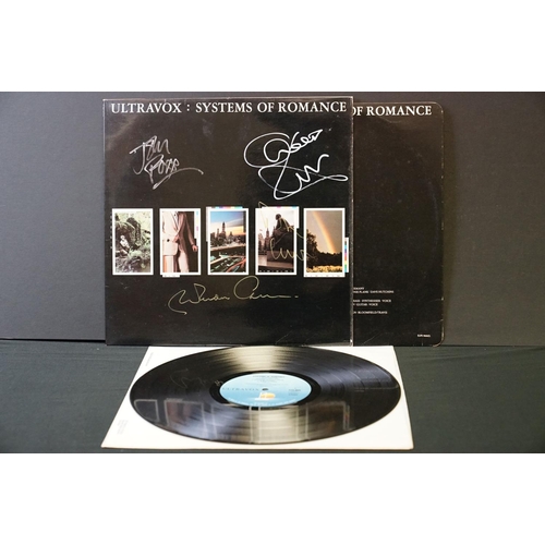 44 - Vinyl & Autographs - Ultravox Systems Of Romance LP signed to front of sleeve by four band members i... 