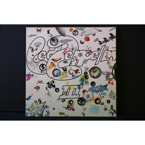 45 - Vinyl & Autographs - Led Zeppelin III signed to the inside of the gatefold sleeve by Robert Plant, J... 