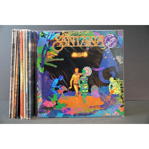 479 - Vinyl - 12 Santana LPs to include Amigos, Moonflower, self titled, Marathon, The Third Album etc, sl... 