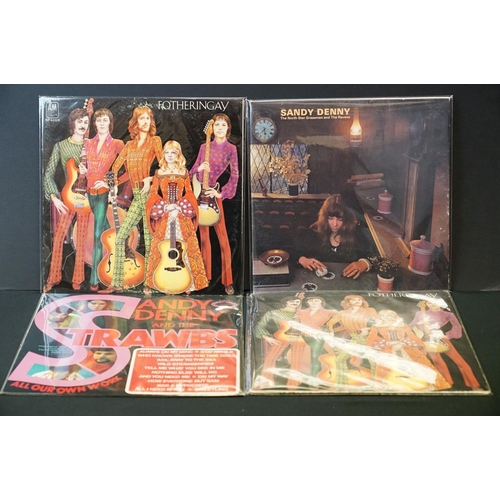 480 - Vinyl - Four LPs to include 2 x Fotheringay (ILPS 9125 and SP4269) UK pink Island label & US pressin... 