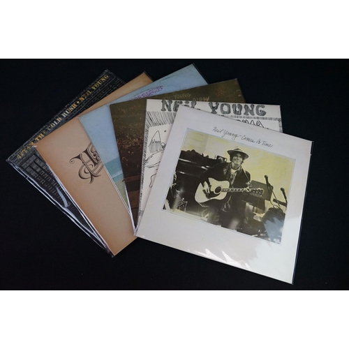 482 - Vinyl - 15 Neil Young LPs to include After The Goldrush, Harvest, On The Beach, Time Fades Away, Zum... 