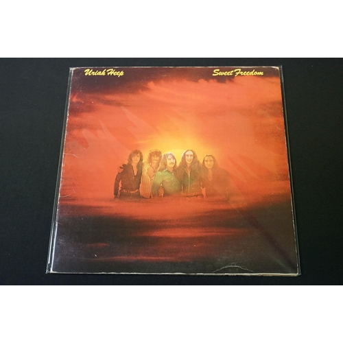 68 - Vinyl - 5 Uriah Heep LP's to include The Magicians Birthday (ILPS 9213), Firefly (ILPS 9483), Sweet ... 