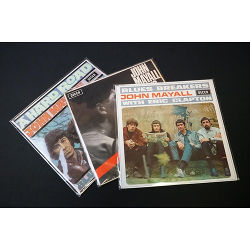 79 - Vinyl - Seven John Mayall LPs to include Live at Klooks Kleck ILK4680, Blues Breakers LK4890, A Hard... 