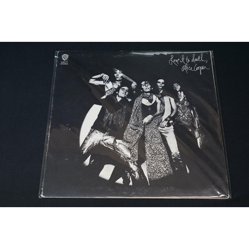 81 - Vinyl - Four Alice Cooper LPs to include Love it to Death K46177, Killer K56005, Schools Out K56007 ... 